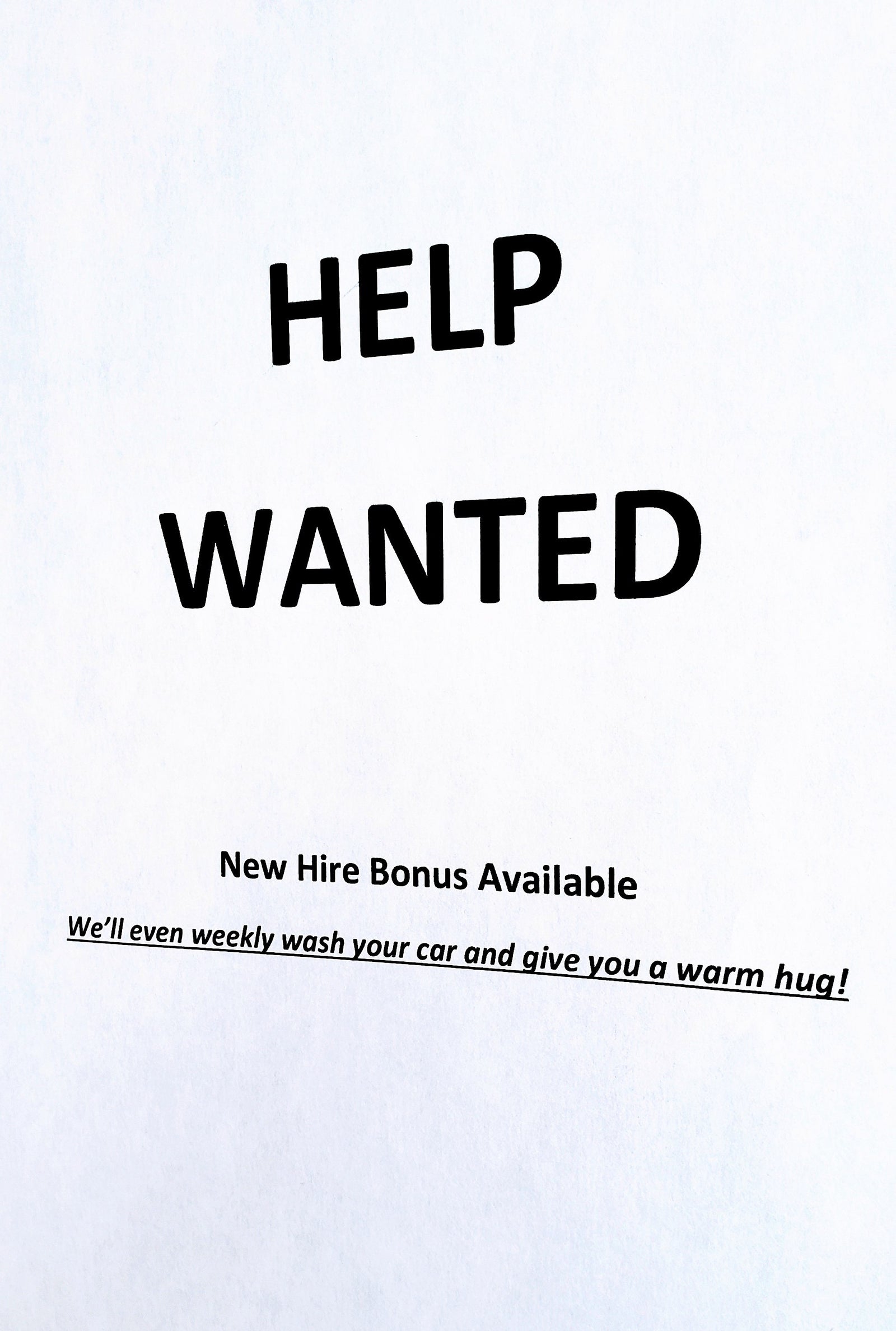 HELP WANTED