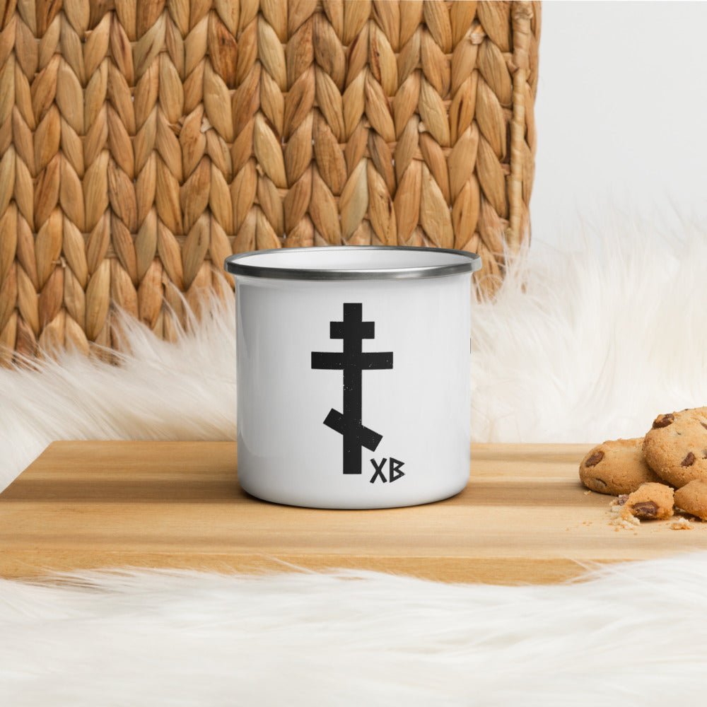12oz - Orthodox XB Enamel Coffee Mug