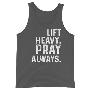 Lift Heavy Pray Always - Orthodox Christian - Unisex Tank Top