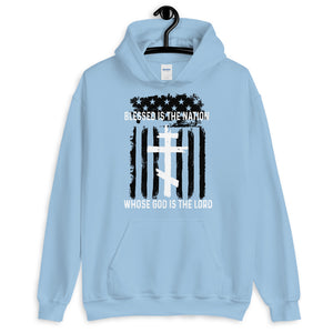 Blessed Is The Nation - Orthodox Apparel - Unisex Christian Hoodie
